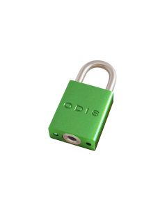 Candado Bloqueo Aluminio Verde Odis